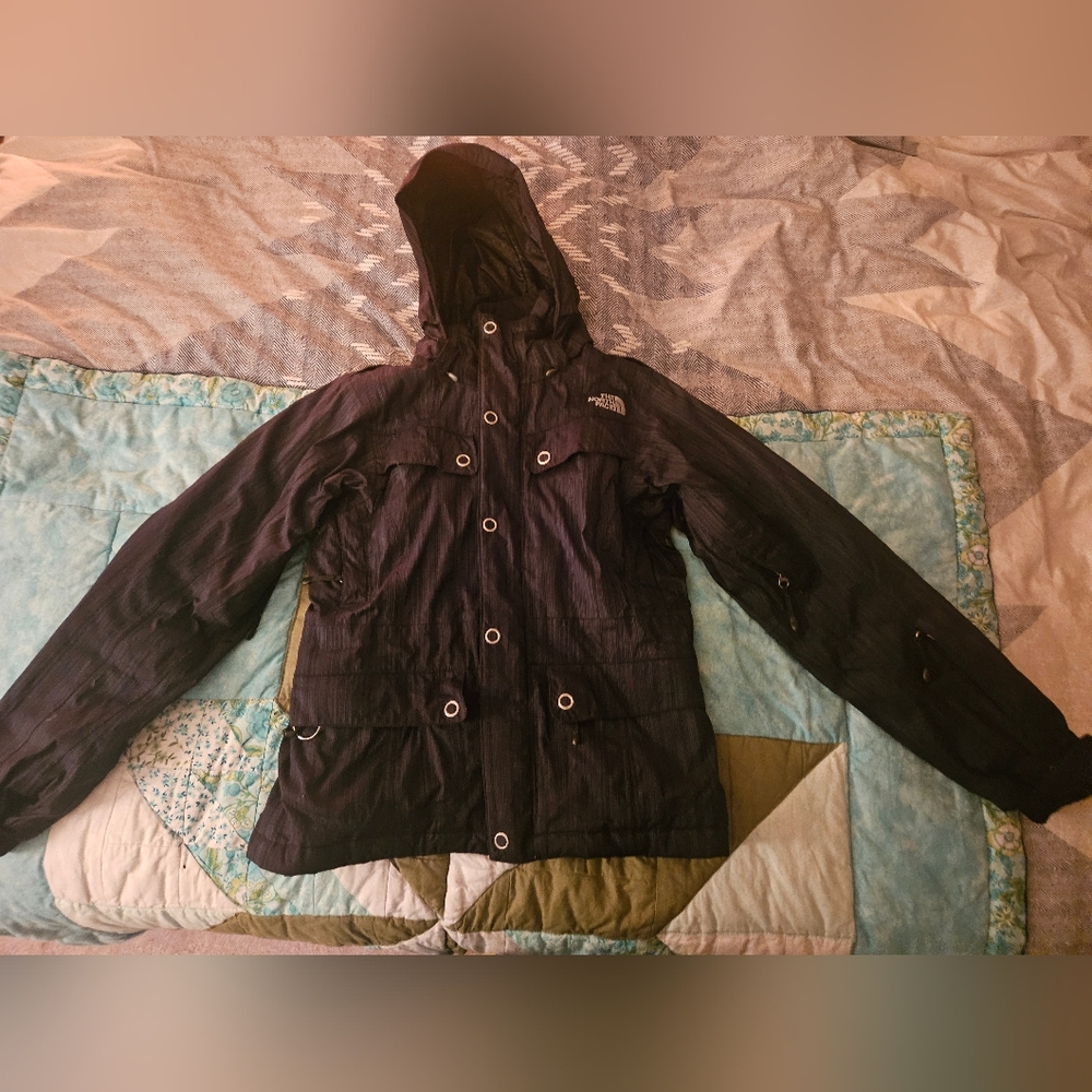 Rare North Face Women's Black Prodigy Snow Jacket Down Fill